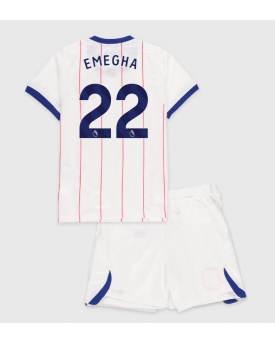 Billige Fotballdrakt Chelsea Emmanuel Emegha #22 Replika Tredjedraktsett Barn 2026-27 Kortermet (med bukser)